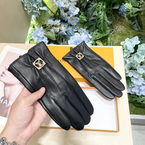 Replica Louis Vuitton LV Gloves For Women #1260800 $56.00 USD for Wholesale