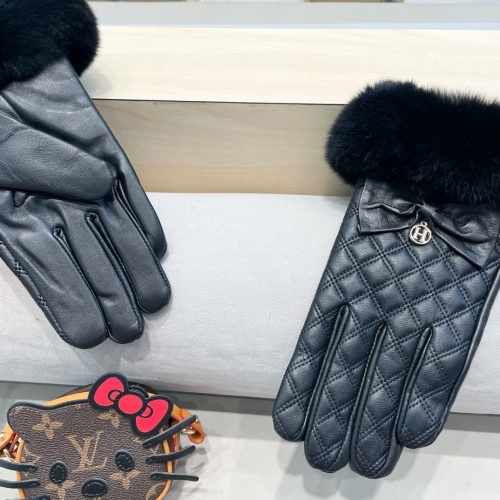 Replica Hermes Gloves For Women #1260801 $52.00 USD for Wholesale