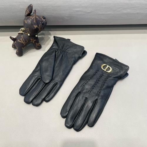 Replica Christian Dior Gloves For Men #1260802 $52.00 USD for Wholesale