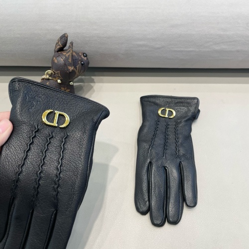 Replica Christian Dior Gloves For Men #1260802 $52.00 USD for Wholesale