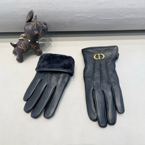 Replica Christian Dior Gloves For Men #1260802 $52.00 USD for Wholesale