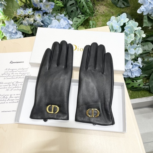 Replica Christian Dior Gloves For Women #1260810 $48.00 USD for Wholesale