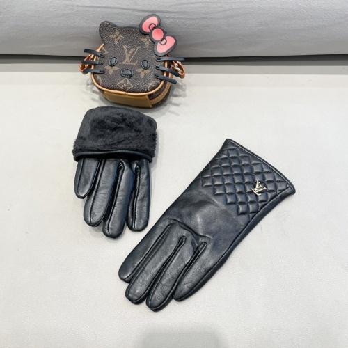 Replica Louis Vuitton LV Gloves For Women #1260813 $45.00 USD for Wholesale