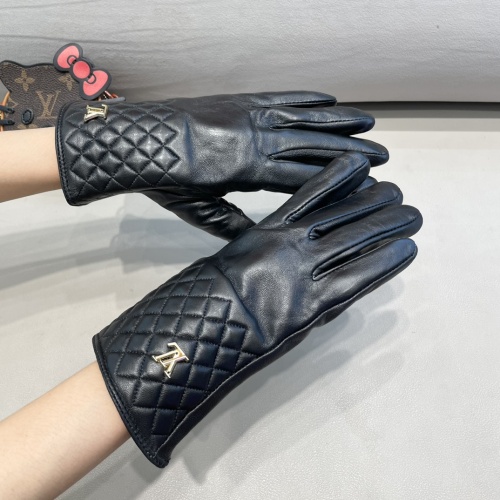 Replica Louis Vuitton LV Gloves For Women #1260813 $45.00 USD for Wholesale