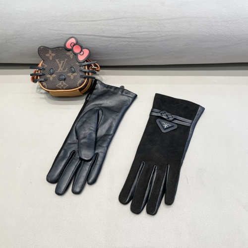 Replica Prada Gloves For Women #1260814 $48.00 USD for Wholesale