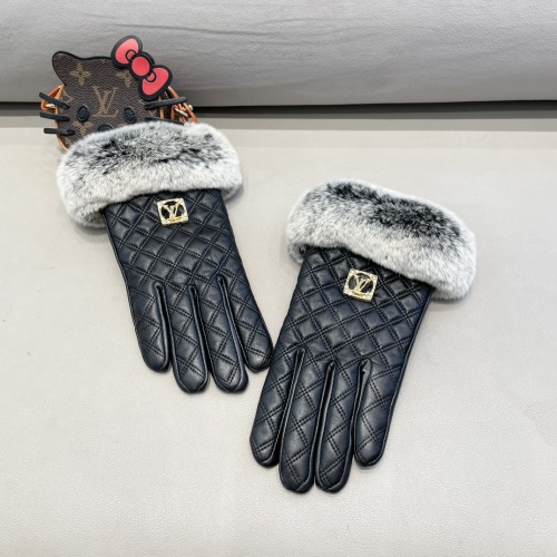 Wholesale Louis Vuitton LV Gloves For Women #1260816 $52.00 USD, Wholesale Quality Replica Louis Vuitton LV Gloves