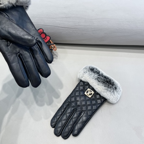 Replica Louis Vuitton LV Gloves For Women #1260816 $52.00 USD for Wholesale