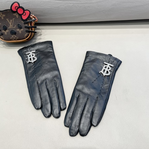 Wholesale Burberry Gloves For Women #1260817 $48.00 USD, Wholesale Quality Replica Burberry Gloves