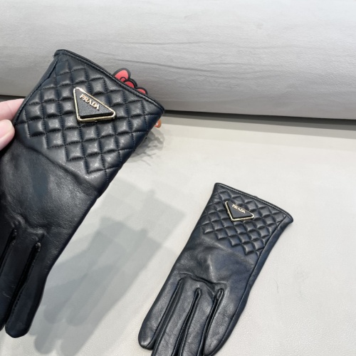 Replica Prada Gloves For Women #1260821 $48.00 USD for Wholesale