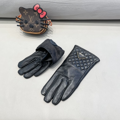 Replica Prada Gloves For Women #1260821 $48.00 USD for Wholesale