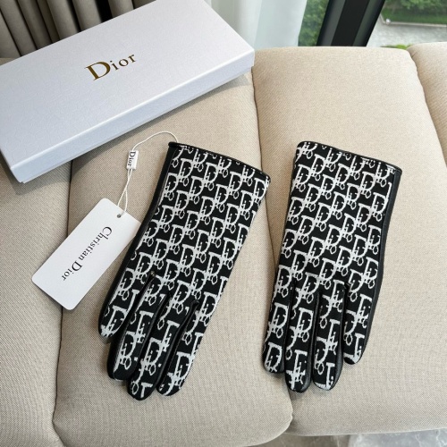 Wholesale Christian Dior Gloves For Women #1260830 $52.00 USD, Wholesale Quality Replica Christian Dior Gloves