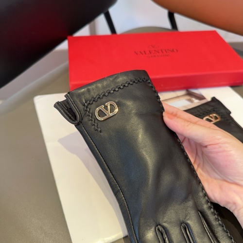 Replica Valentino Gloves For Women #1260835 $45.00 USD for Wholesale