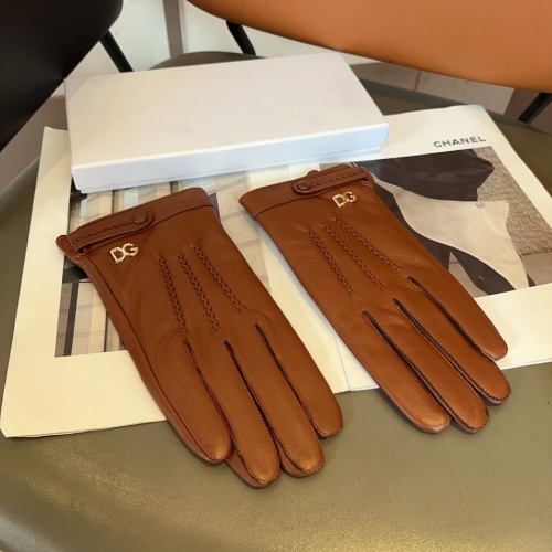 Replica Dolce & Gabbana Gloves For Men #1260837 $48.00 USD for Wholesale