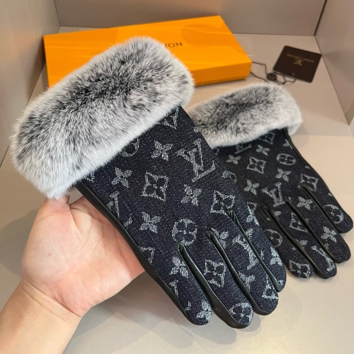 Replica Louis Vuitton LV Gloves For Women #1260849 $60.00 USD for Wholesale