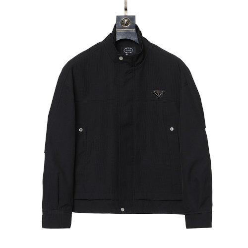 Wholesale Prada Jackets Long Sleeved For Men #1260852 $82.00 USD, Wholesale Quality Replica Prada Jackets