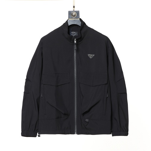 Wholesale Prada Jackets Long Sleeved For Men #1260854 $82.00 USD, Wholesale Quality Replica Prada Jackets