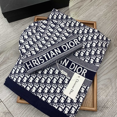 Wholesale Christian Dior Hat and Scarf Set #1260872 $52.00 USD, Wholesale Quality Replica Christian Dior Hat and Scarf and Glove Set