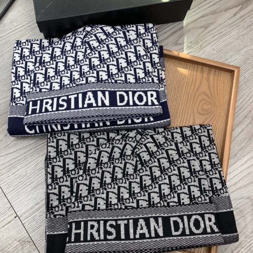 Replica Christian Dior Hat and Scarf Set #1260872 $52.00 USD for Wholesale