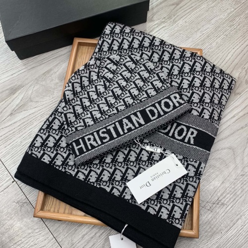 Wholesale Christian Dior Hat and Scarf Set #1260873 $52.00 USD, Wholesale Quality Replica Christian Dior Hat and Scarf and Glove Set