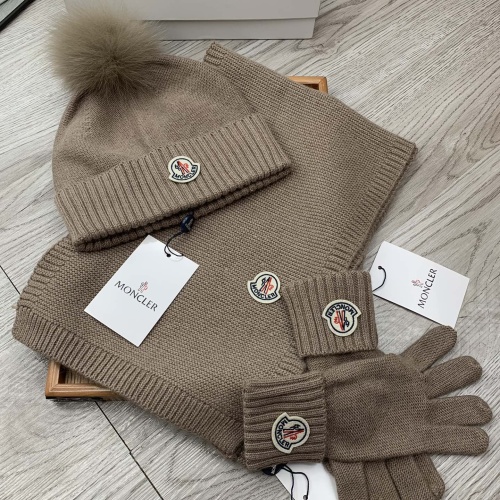 Wholesale Moncler Hat and Scarf and Glove Set #1260888 $76.00 USD, Wholesale Quality Replica Moncler Hat and Scarf and Glove Set