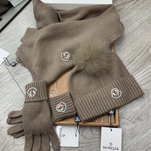 Replica Moncler Hat and Scarf and Glove Set #1260888 $76.00 USD for Wholesale