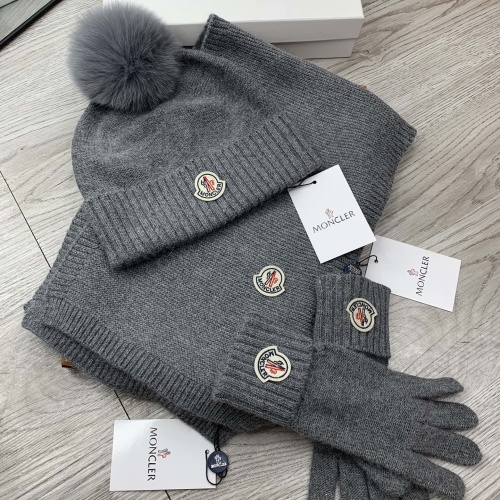 Wholesale Moncler Hat and Scarf and Glove Set #1260891 $76.00 USD, Wholesale Quality Replica Moncler Hat and Scarf and Glove Set