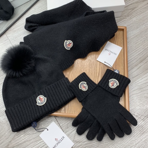 Replica Moncler Hat and Scarf and Glove Set #1260895 $76.00 USD for Wholesale