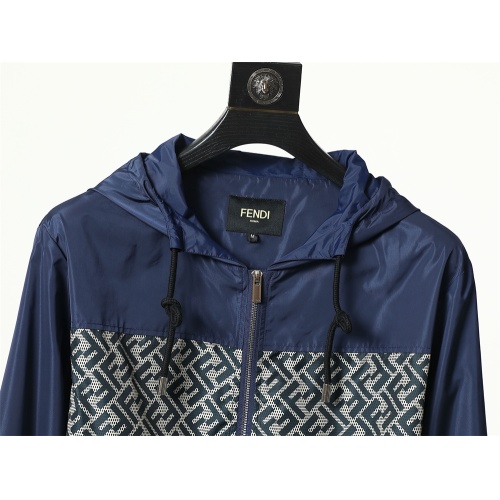 Replica Fendi Jackets Long Sleeved For Men #1260906 $80.00 USD for Wholesale