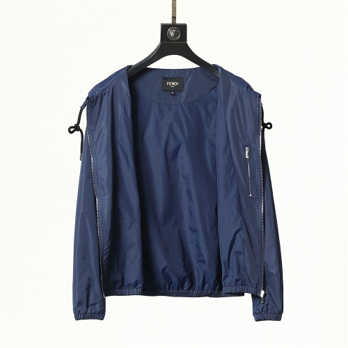 Replica Fendi Jackets Long Sleeved For Men #1260906 $80.00 USD for Wholesale