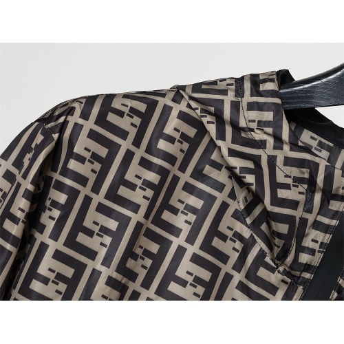 Replica Fendi Jackets Long Sleeved For Men #1260907 $80.00 USD for Wholesale