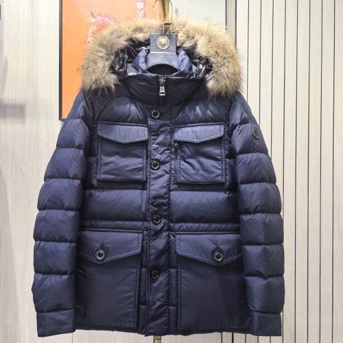 Wholesale Moncler Down Feather Coat Long Sleeved For Men #1260955 $235.00 USD, Wholesale Quality Replica Moncler Down Feather Coat