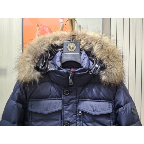 Replica Moncler Down Feather Coat Long Sleeved For Men #1260955 $235.00 USD for Wholesale