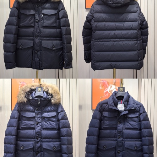 Replica Moncler Down Feather Coat Long Sleeved For Men #1260956 $235.00 USD for Wholesale