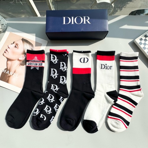 Wholesale Christian Dior Socks #1260993 $29.00 USD, Wholesale Quality Replica Christian Dior Socks