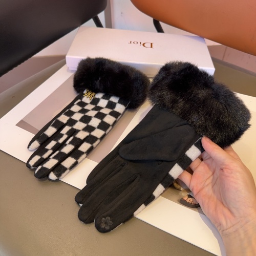 Replica Christian Dior Gloves For Women #1260994 $34.00 USD for Wholesale