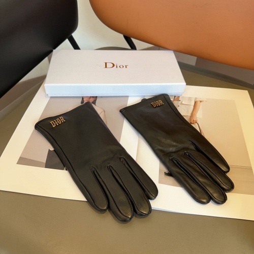 Replica Christian Dior Gloves #1260995 $42.00 USD for Wholesale