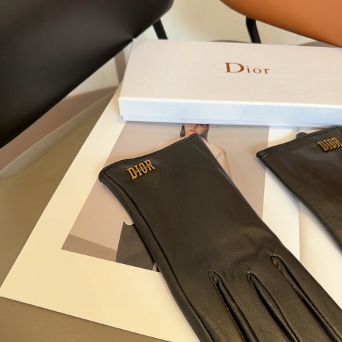 Replica Christian Dior Gloves #1260995 $42.00 USD for Wholesale