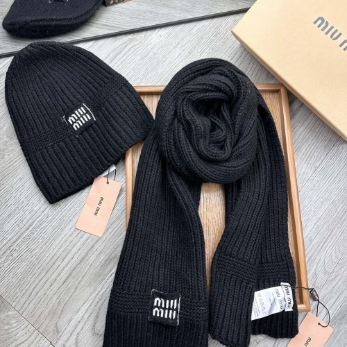 Replica MIU MIU Hat and Scarf Set #1261003 $52.00 USD for Wholesale