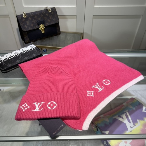 Wholesale Louis Vuitton LV Hat and Scarf Set #1261010 $48.00 USD, Wholesale Quality Replica Louis Vuitton LV Hat and Scarf and Glove Set