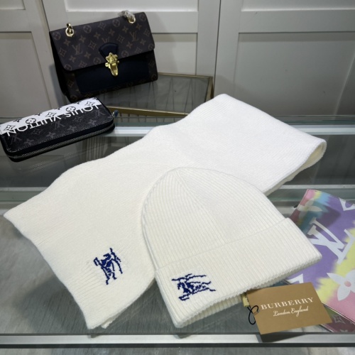 Wholesale Burberry Hat and Scarf Set #1261013 $48.00 USD, Wholesale Quality Replica Burberry Hat and Scarf and Glove Set