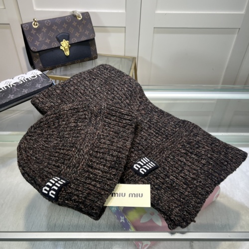 Wholesale MIU MIU Hat and Scarf Set #1261020 $48.00 USD, Wholesale Quality Replica MIU MIU Hat and Scarf and Glove Set