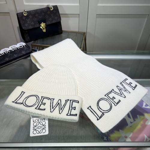 Wholesale LOEWE Hat and Scarf Set #1261021 $48.00 USD, Wholesale Quality Replica LOEWE Hat and Scarf and Glove Set