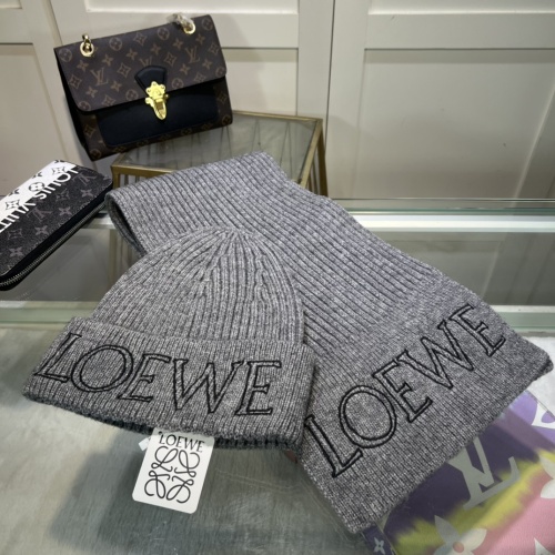 Wholesale LOEWE Hat and Scarf Set #1261022 $48.00 USD, Wholesale Quality Replica LOEWE Hat and Scarf and Glove Set