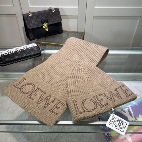 Wholesale LOEWE Hat and Scarf Set #1261023 $48.00 USD, Wholesale Quality Replica LOEWE Hat and Scarf and Glove Set