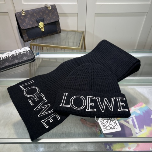 Wholesale LOEWE Hat and Scarf Set #1261024 $48.00 USD, Wholesale Quality Replica LOEWE Hat and Scarf and Glove Set