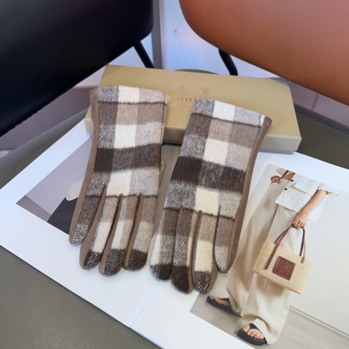 Replica Burberry Gloves #1261044 $34.00 USD for Wholesale