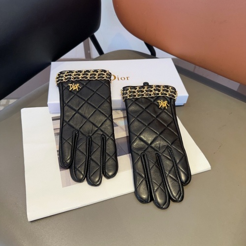 Wholesale Christian Dior Gloves #1261064 $45.00 USD, Wholesale Quality Replica Christian Dior Gloves