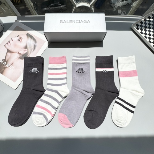 Wholesale Balenciaga Socks #1261067 $27.00 USD, Wholesale Quality Replica Balenciaga Socks