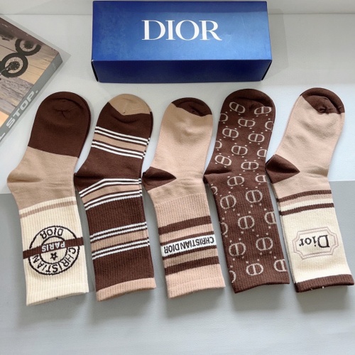 Replica Christian Dior Socks #1261068 $29.00 USD for Wholesale