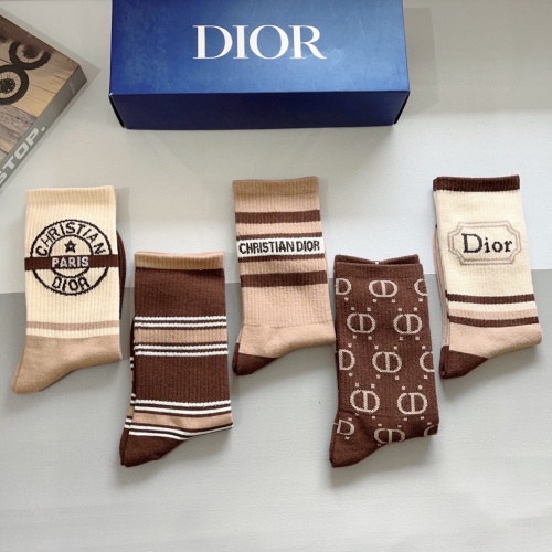 Replica Christian Dior Socks #1261068 $29.00 USD for Wholesale